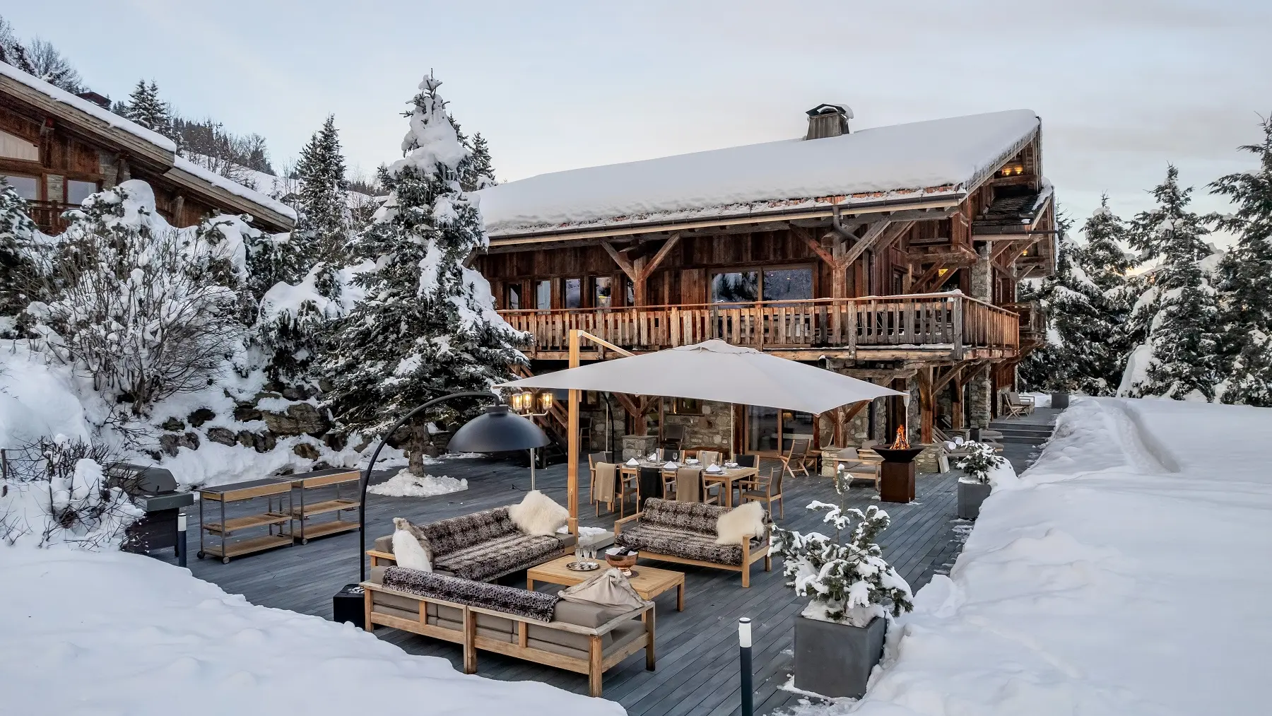 vue extérieur hiver