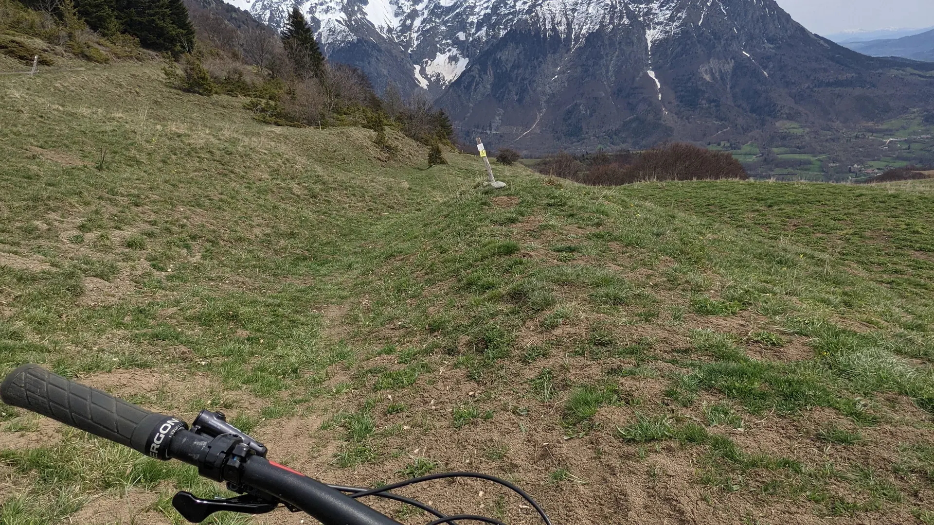 descente de l'esparcelet à VTT