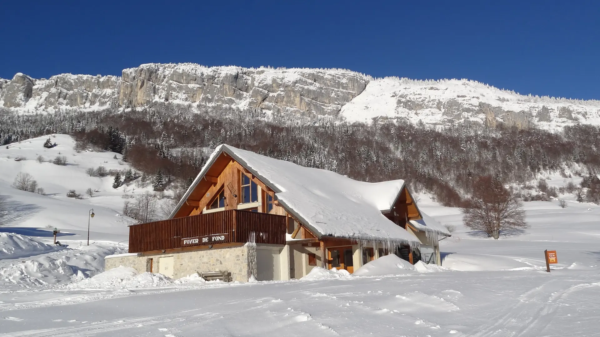 Le restaurant l'hiver