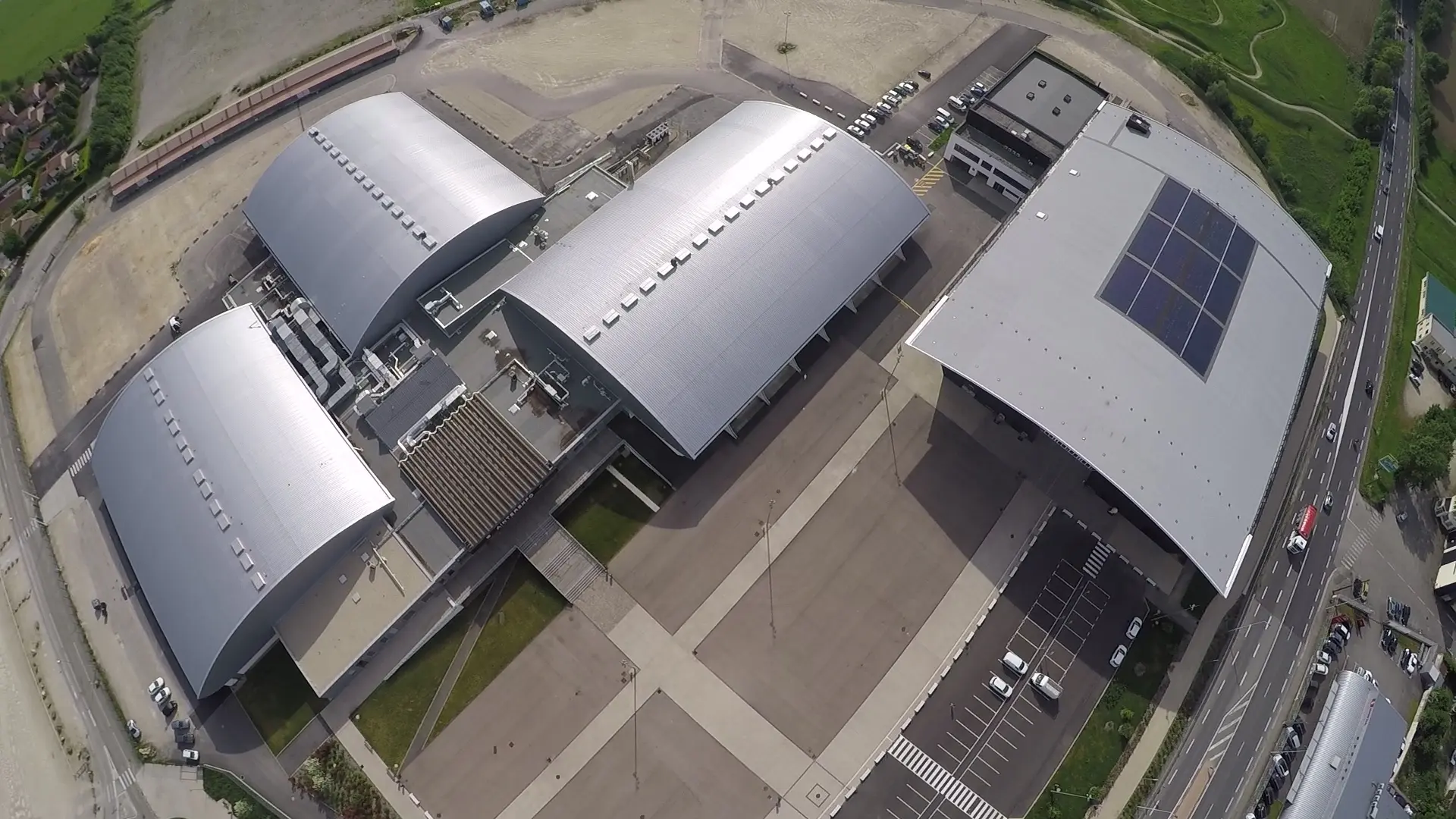 Vue générale aérienne