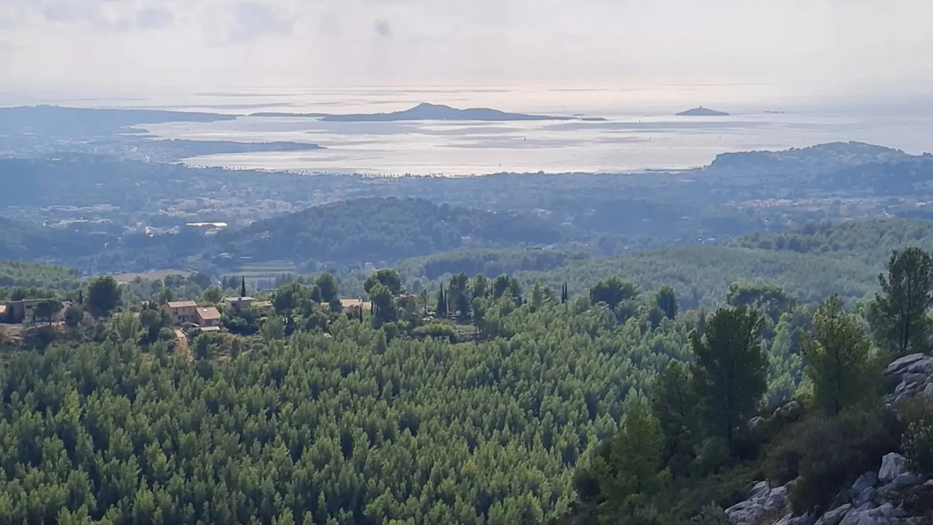 Panorama sur la baie de Sanary-sur-mer