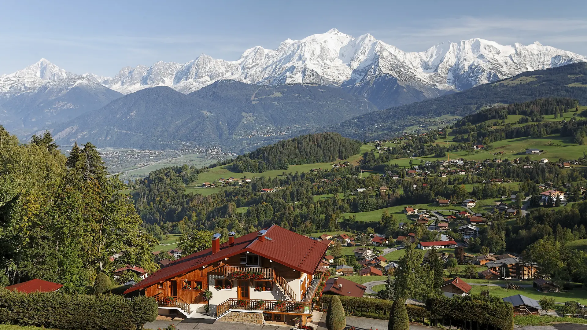 Chalet avec vue Mont-Blanc
