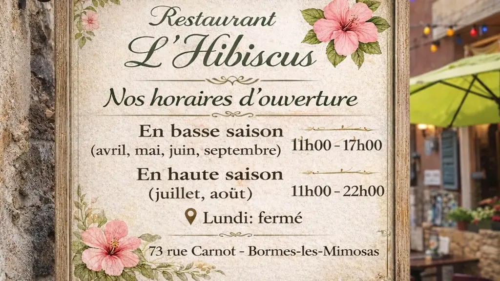 Horaires