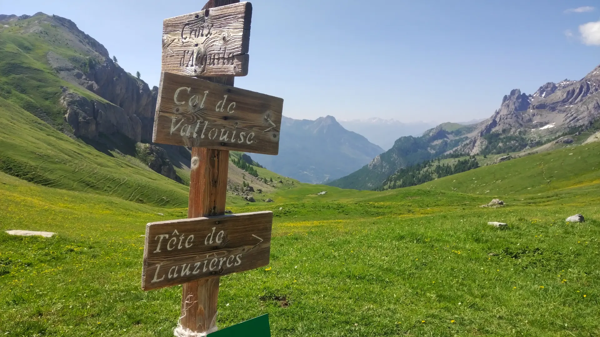 Vue depuis le col de la Trancoulette