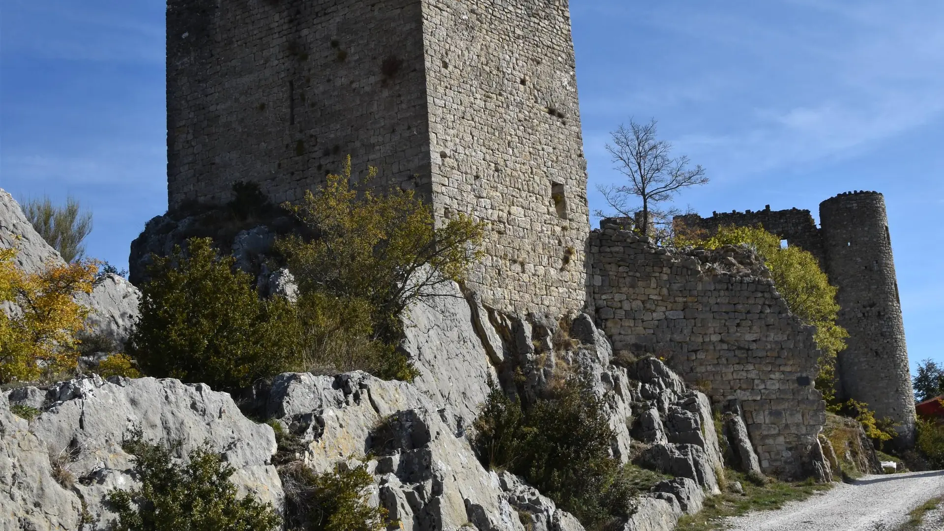 Ruines du château de Bargème