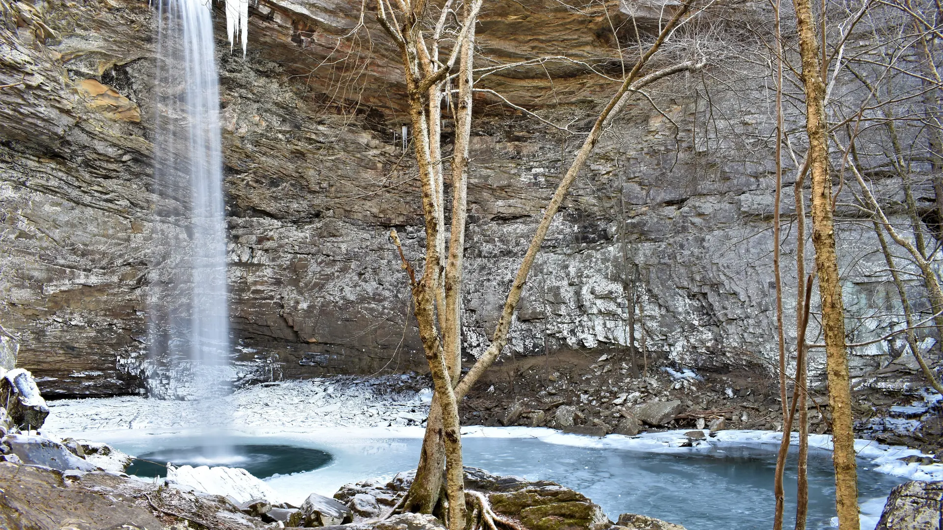Canyon hivernal