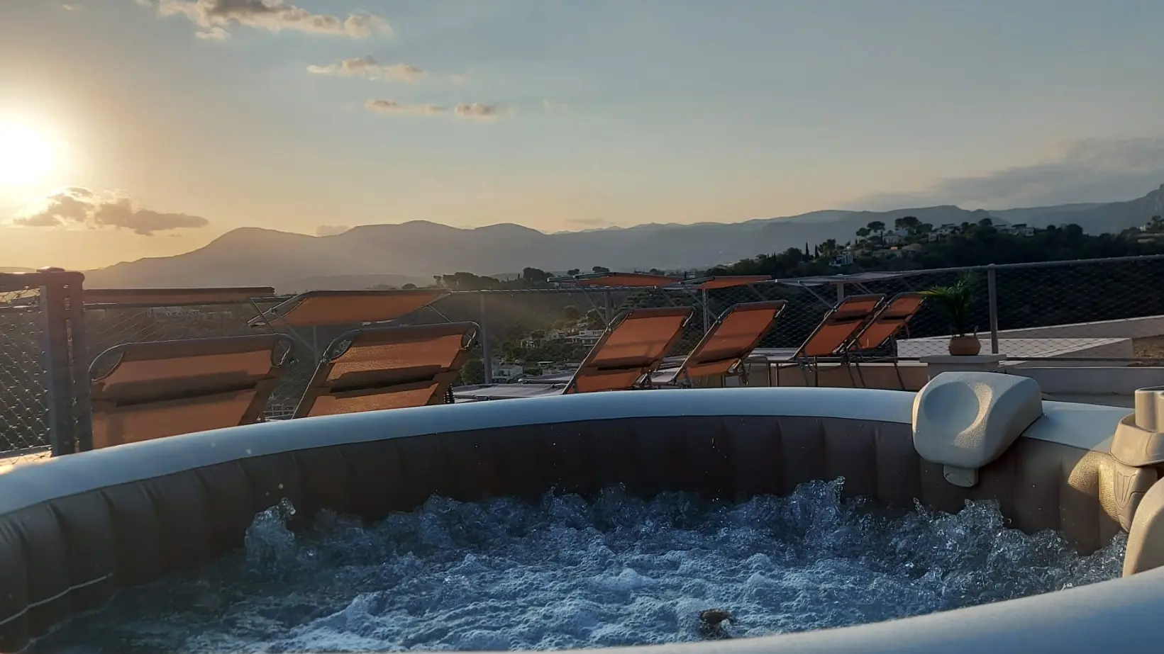 Toit Terrasse - Couché de soleil