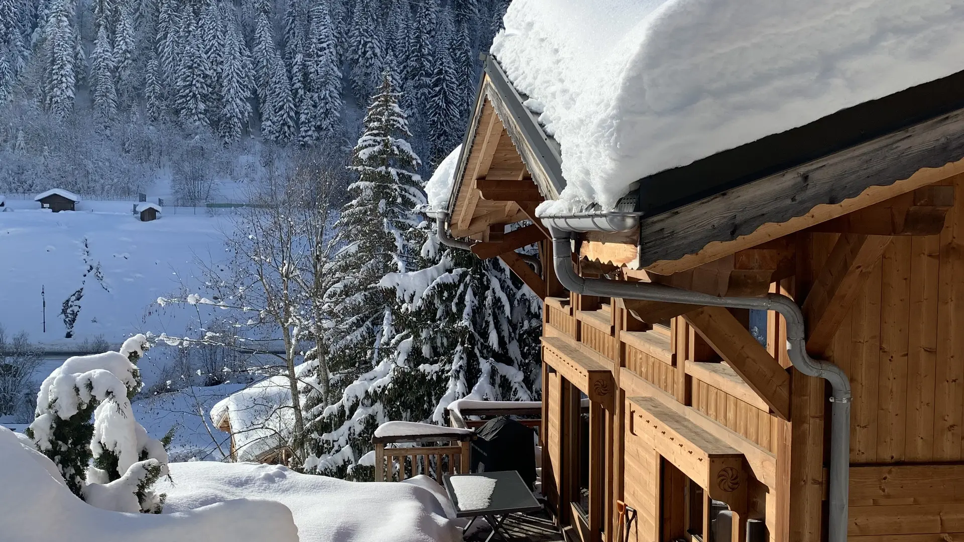 Vue du chalet