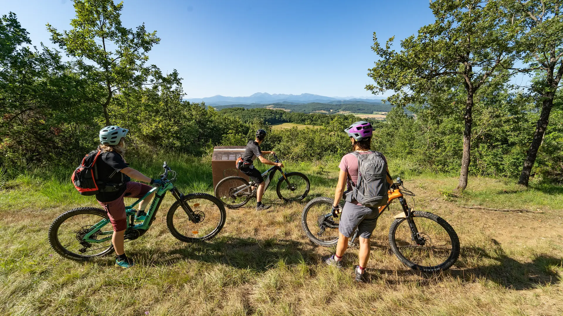 GT VTT Ariège Pyrénées Panorama depuis Teilhet Tabarianne