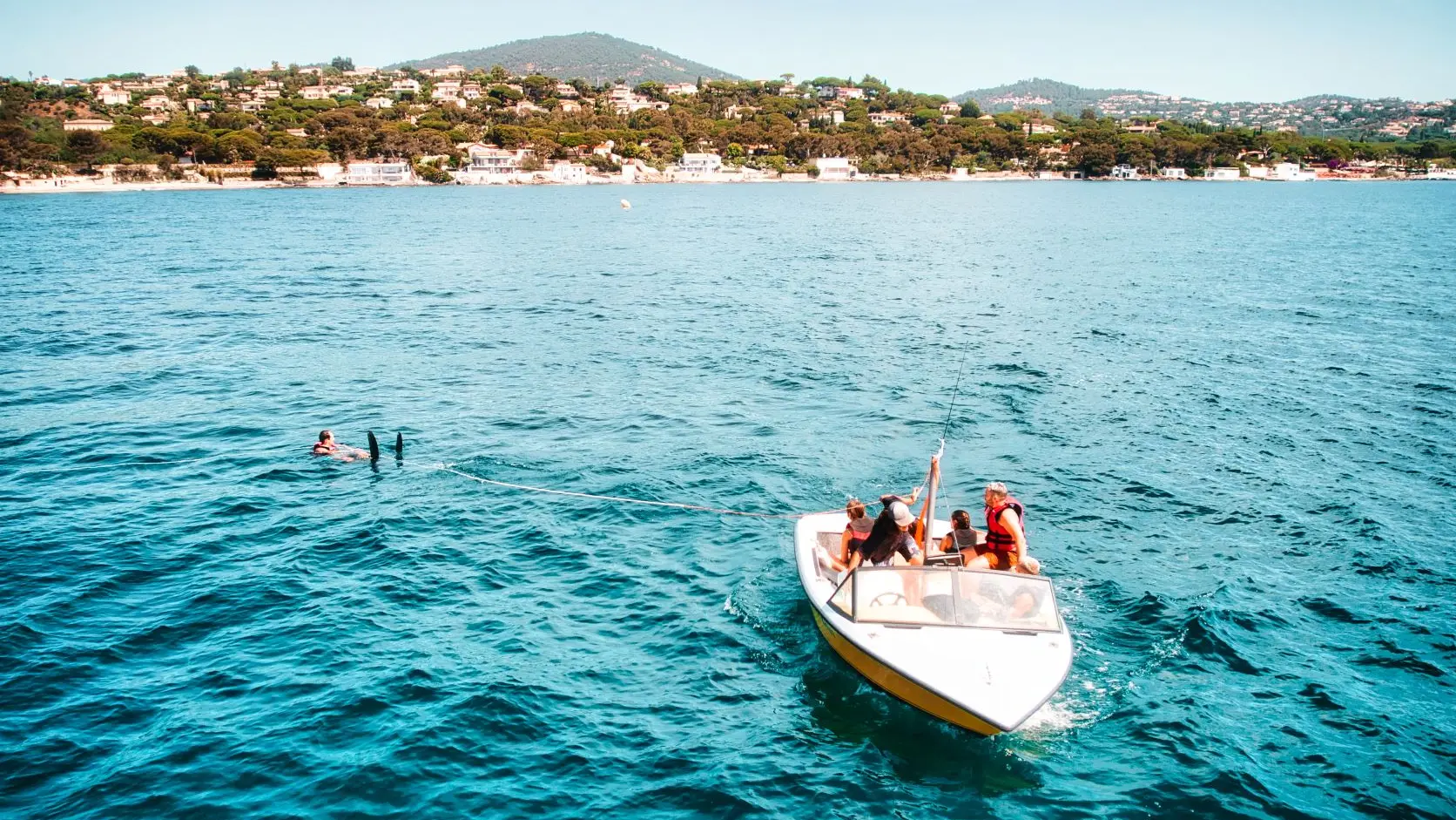 Ski nautique et Wakeboard en mer