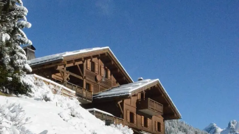 chalet de Heïdi en hiver