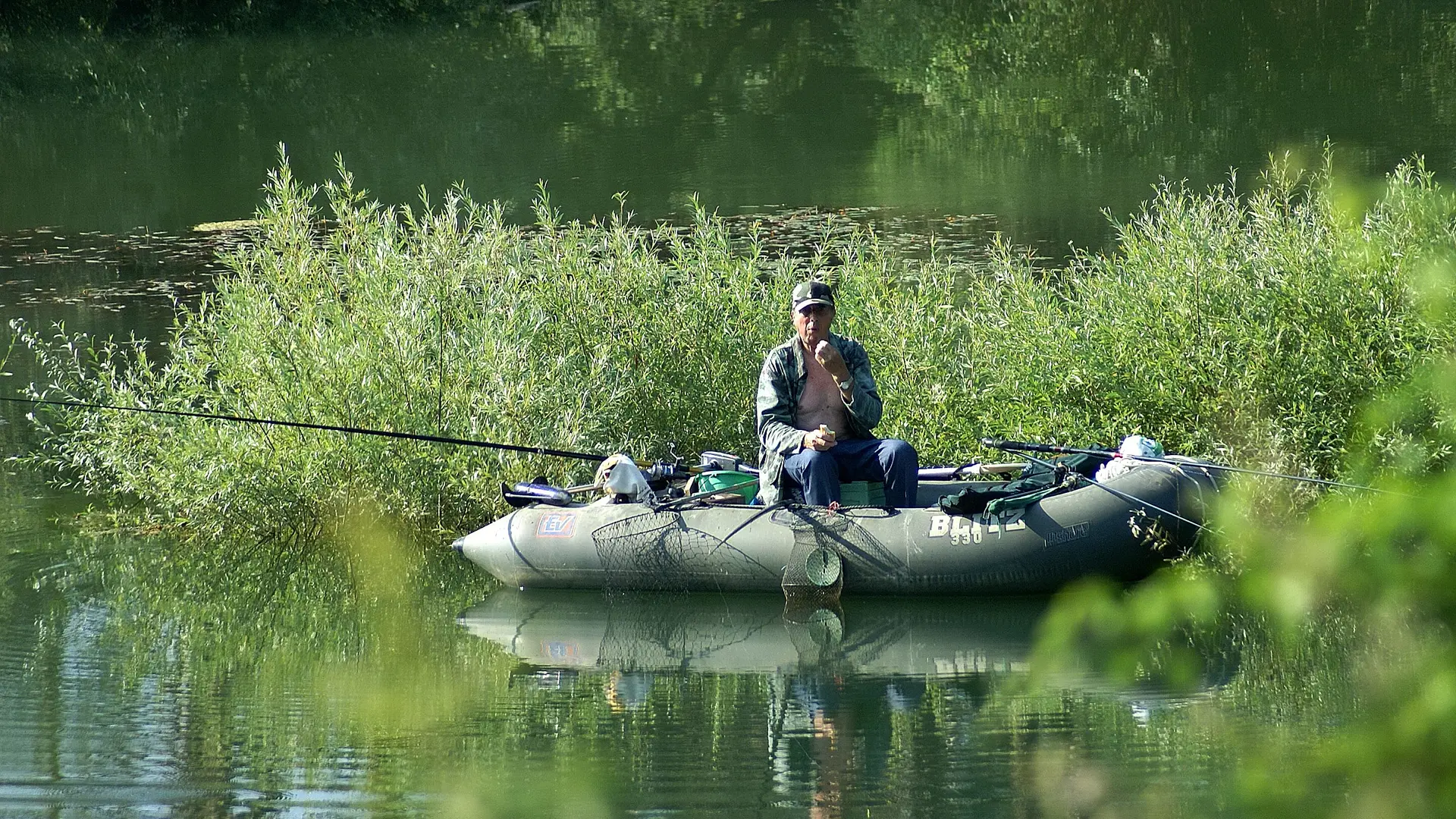 pêche au lac de St Cassien