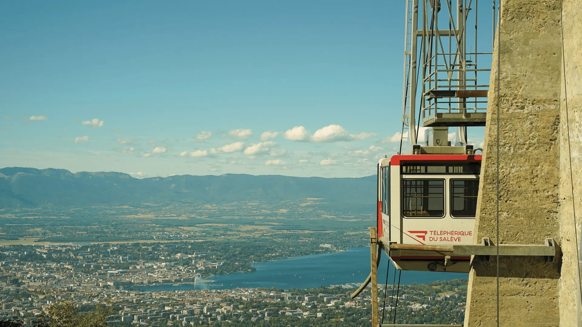 Vue téléphérique
