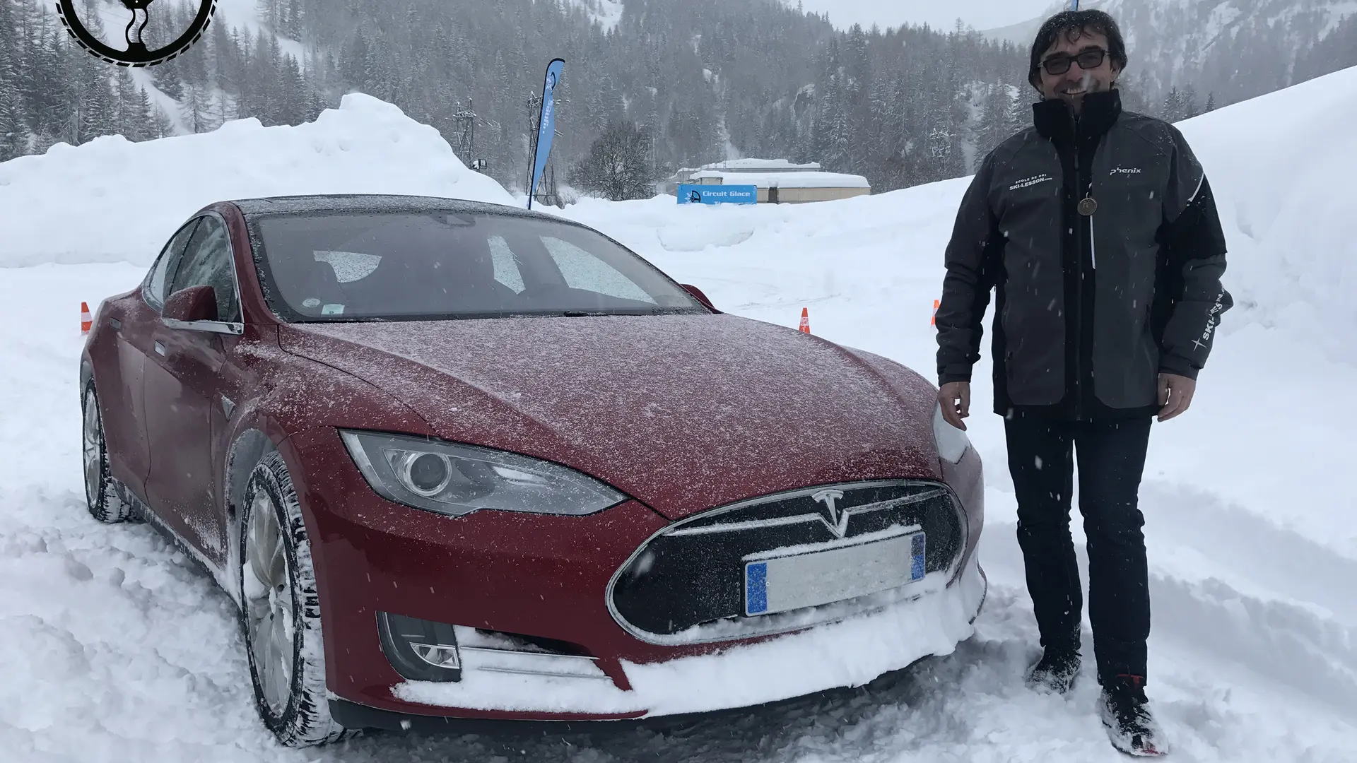 Voiture électrique en conditions de neige_Automaitrise.com_Val d'Isère