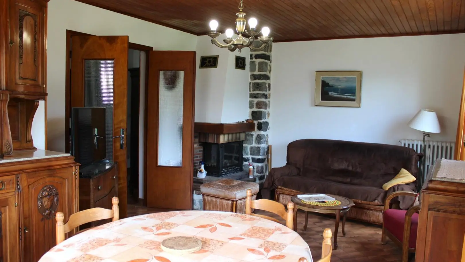 Gîte du Colombier-Séjour/Coin repas-Belvédère-Gîtes de France des Alpes-Maritimes