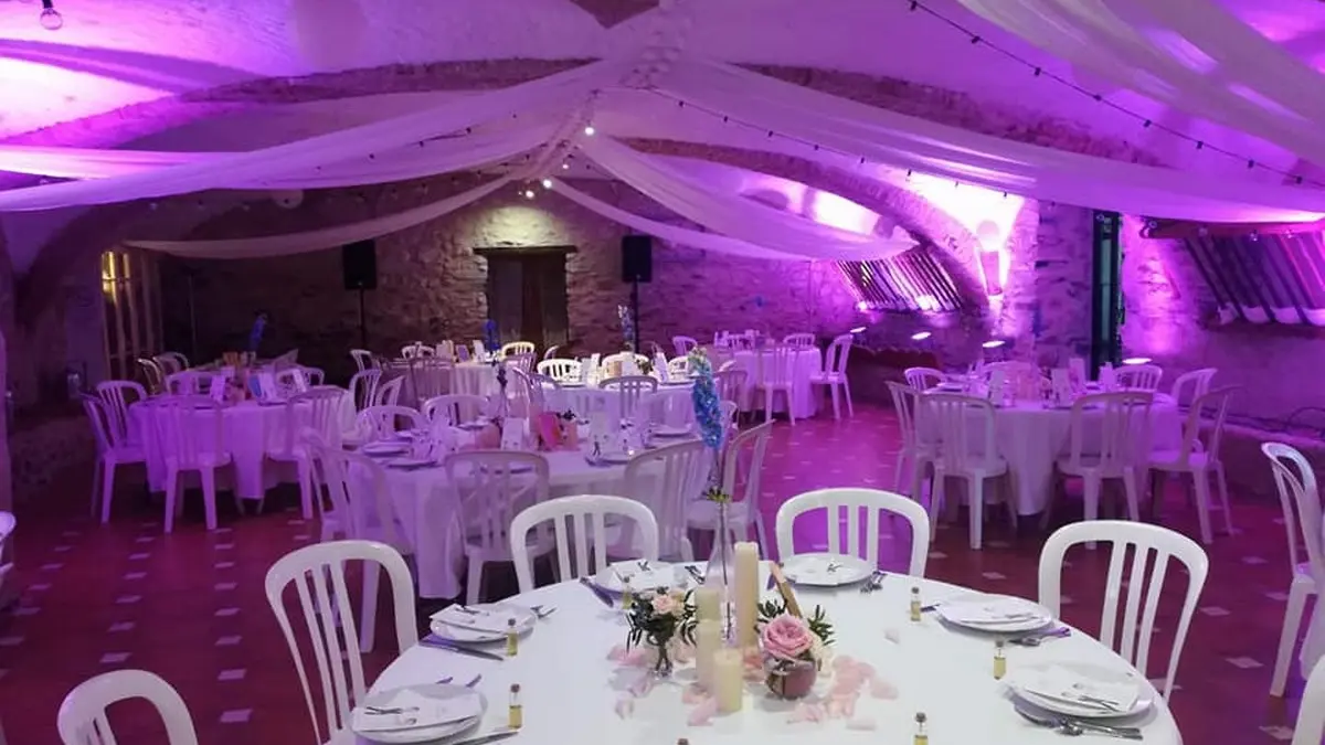 Salle de réception voûtée