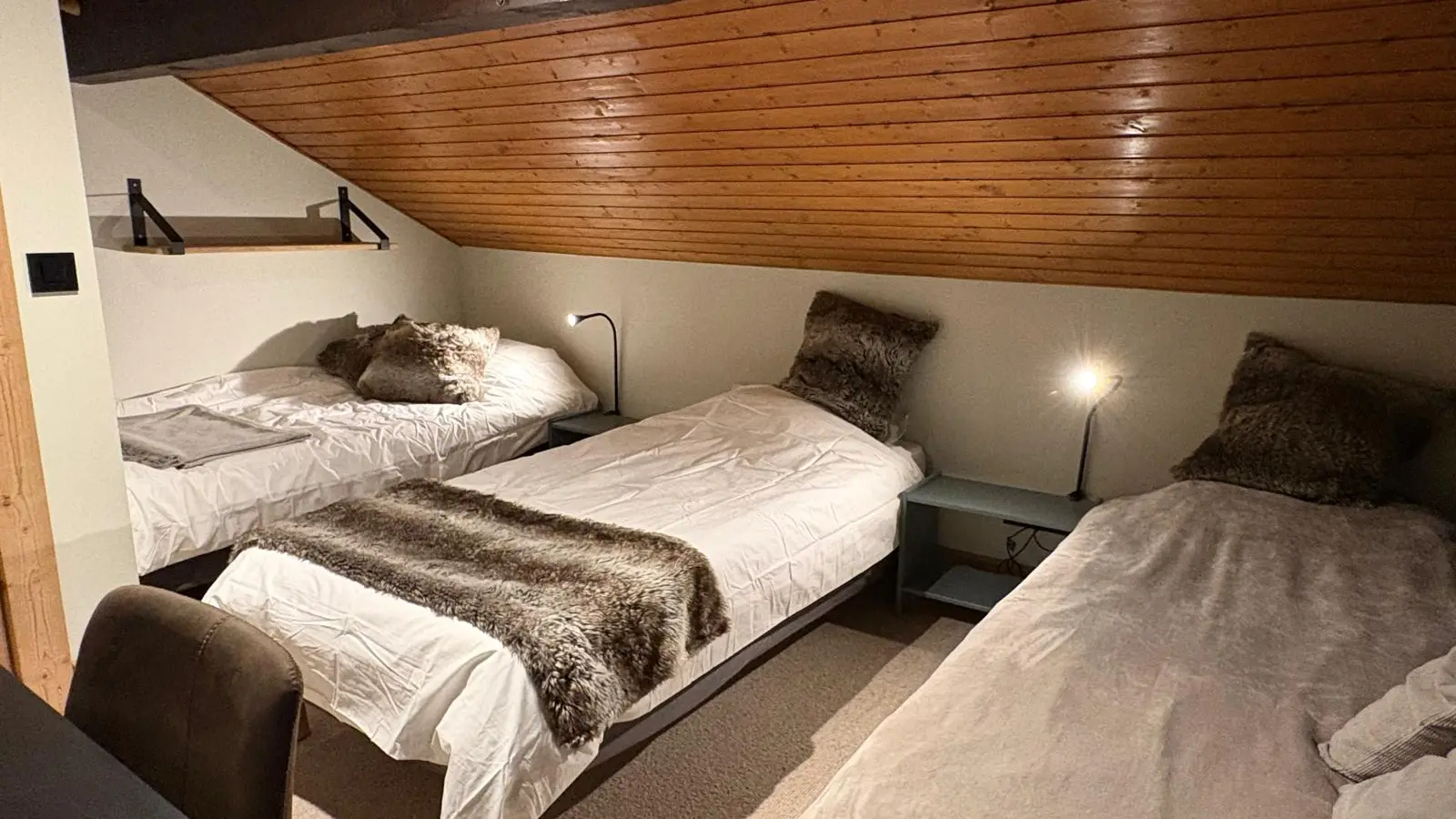 Chambre lits simples