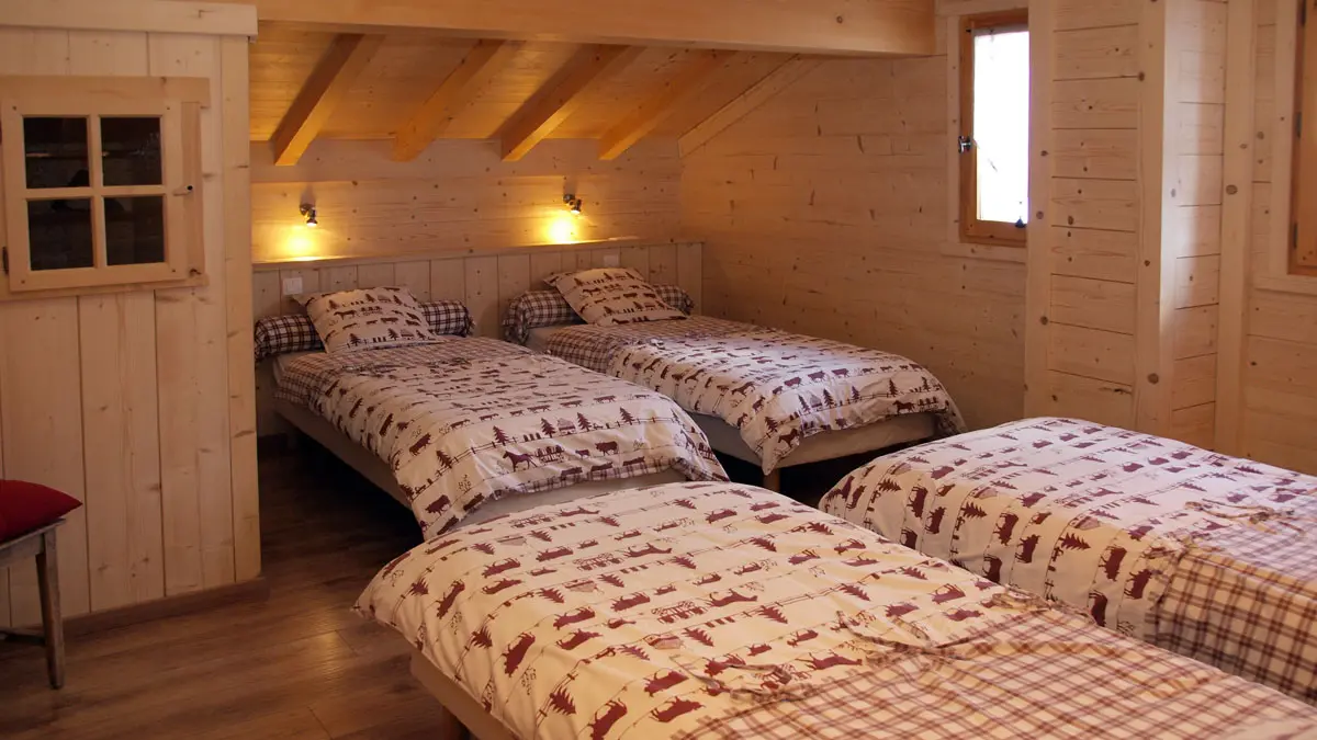 Chambre lits simples/ Bedroom - Chalet la Perle des Neiges - Le Grand-Bornand