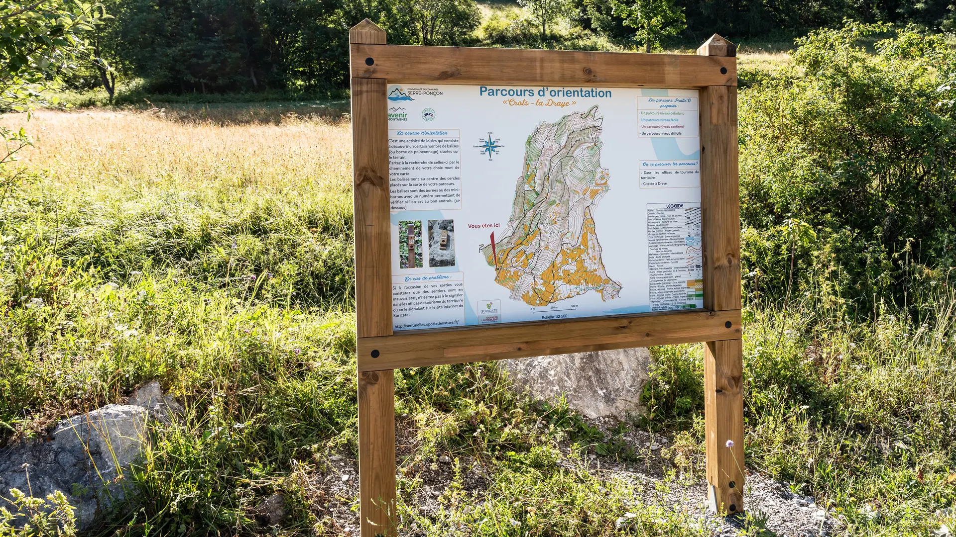 Parcours d'orientation - La Draye à CROTS