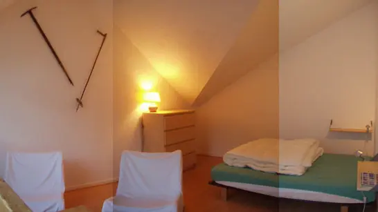 Couchage en mezzanine