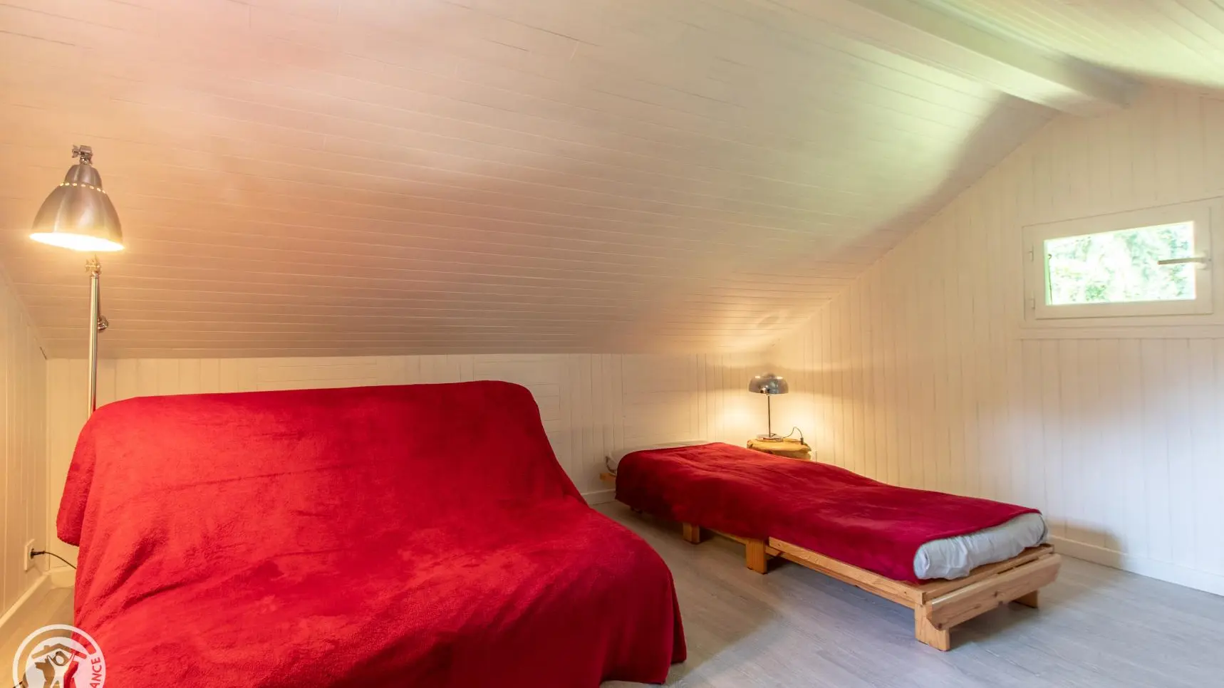 A l'étage, espace détente