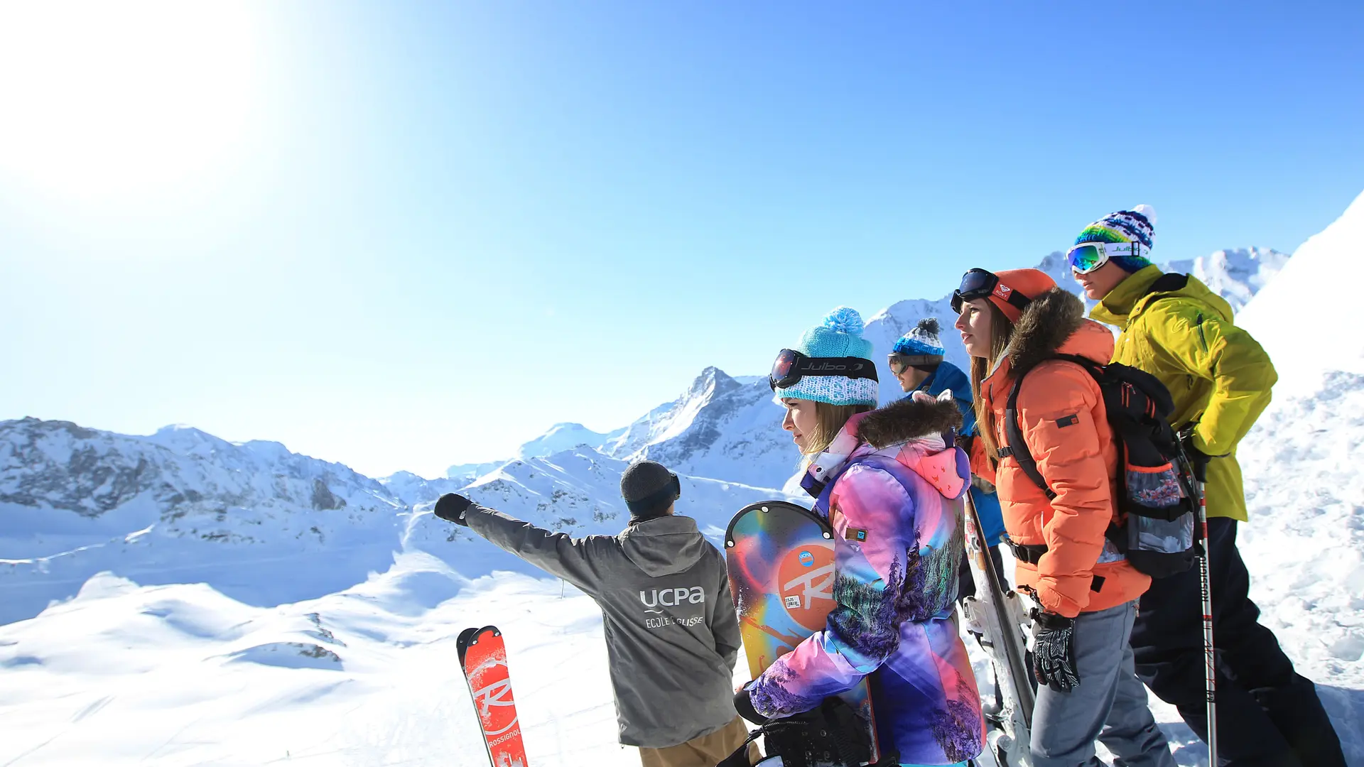 Cours de ski avec moniteur de l'UCPA