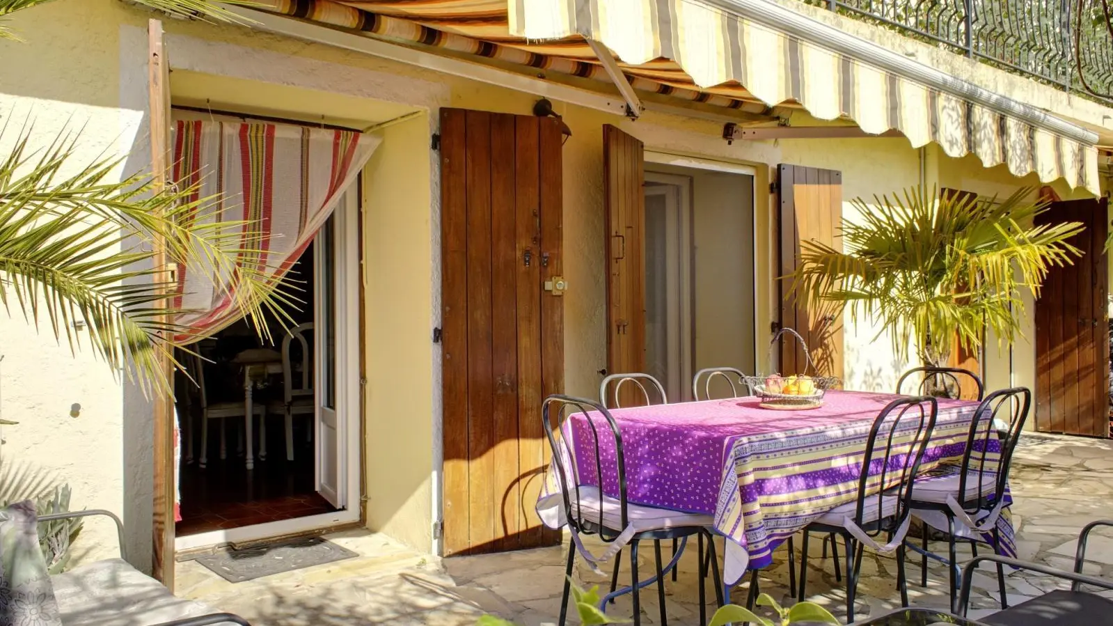 Terrasse du Gîte Le Bégude à Cantaron Gîtes de France Alpes-Maritimes