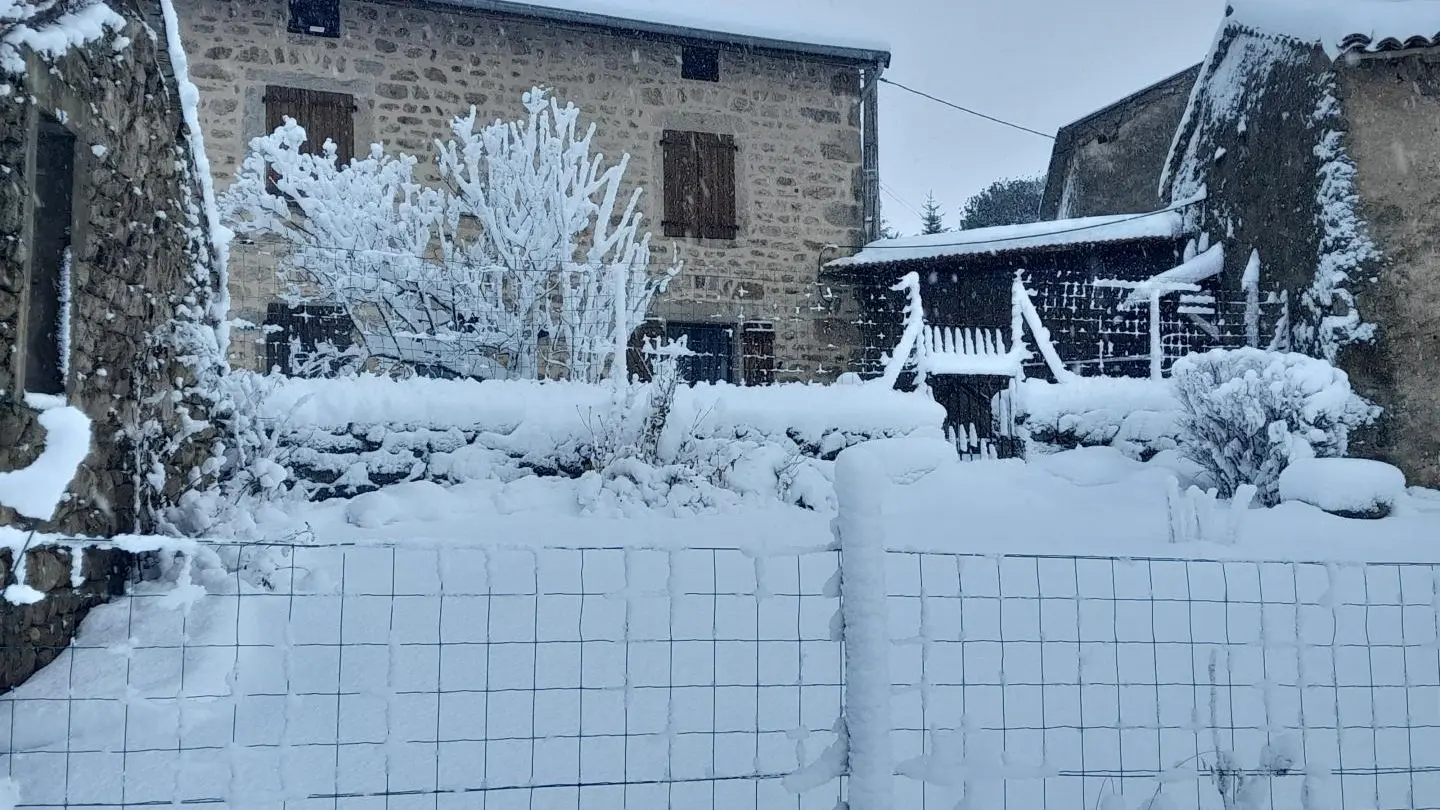 Le gite sous la neige !