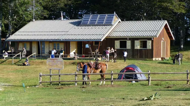 le refuge en été