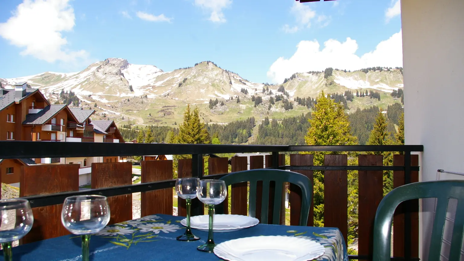 Balcon en été