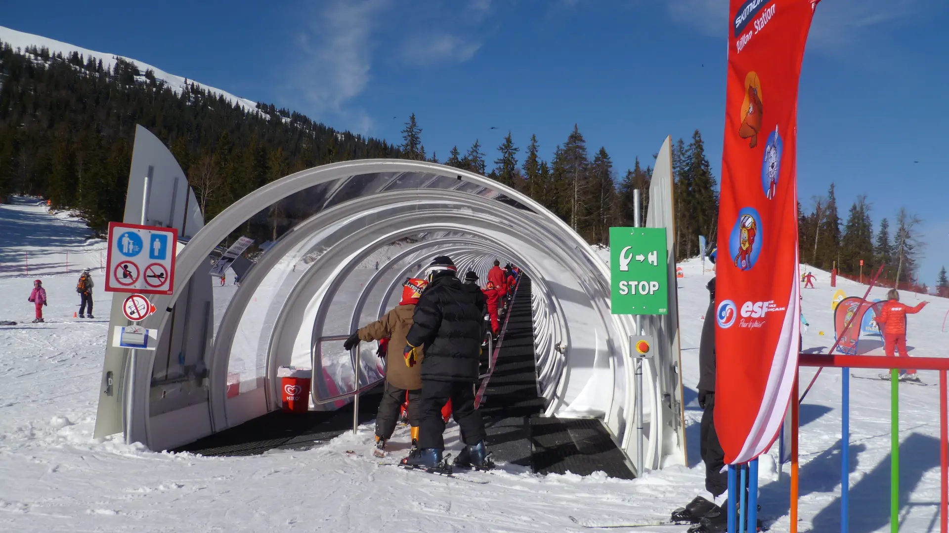 Accès au tapis