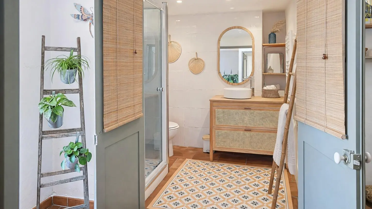 Gîte le Figuier de St Cé- Salle d'eau-Gîtes de France Alpes-Maritimes