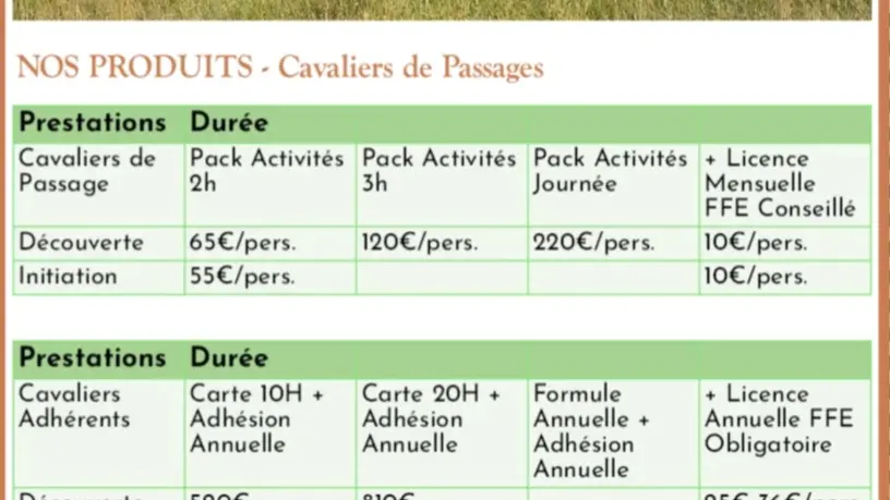Randonnée équestre avec Equus Pleine Nature