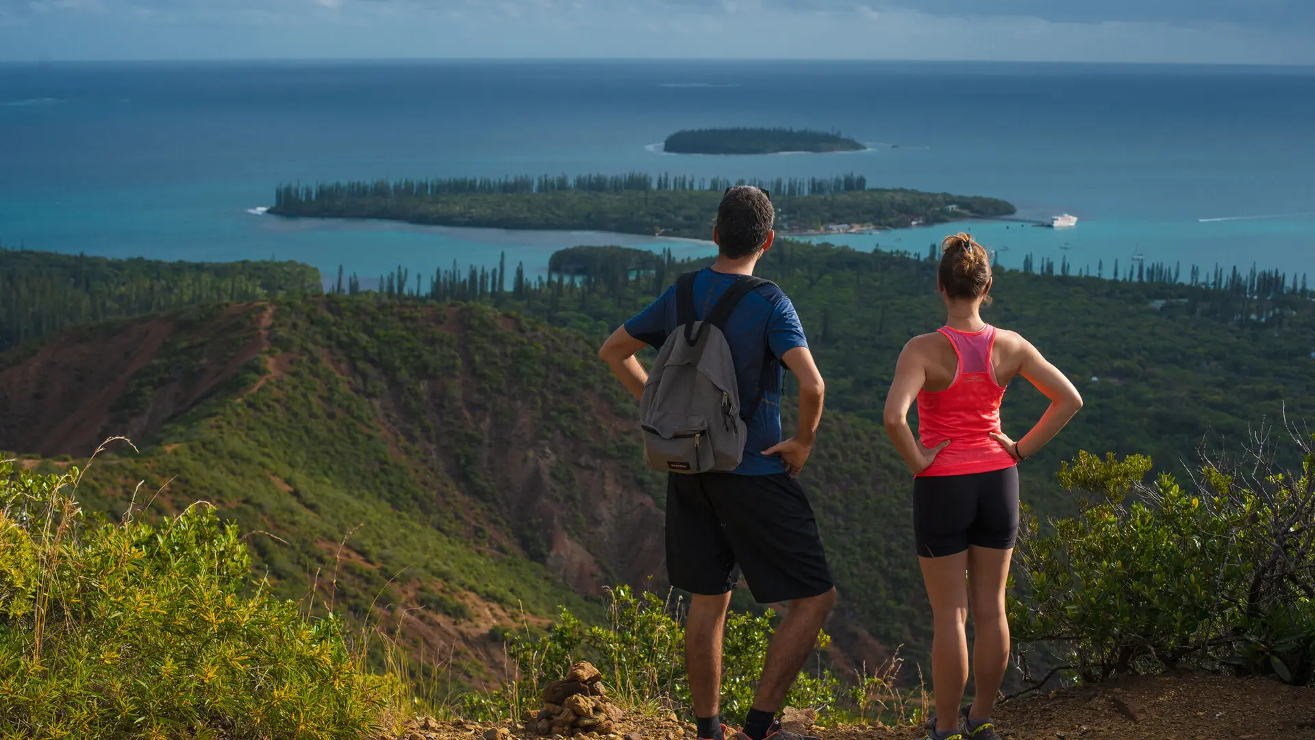 Point de vue depuis les hauteurs du Pic N'ga