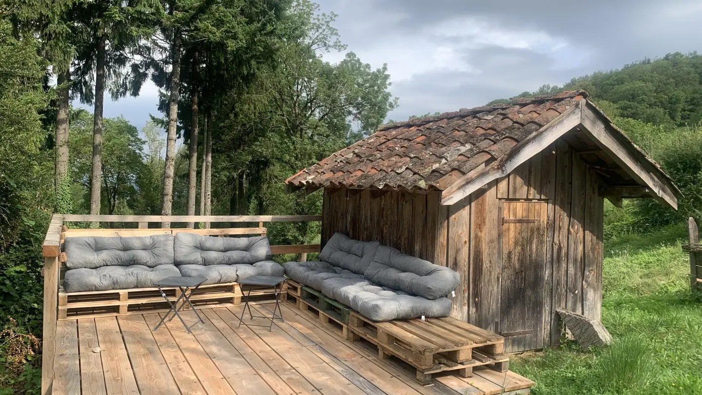 Terrasse pour un moment détente