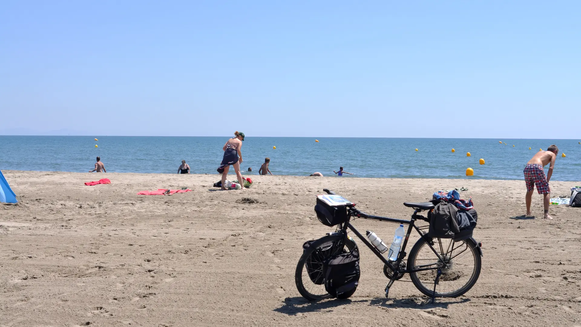 Plage Napoléon à Port-Saint-Louis du Rhône - Bouches-du-Rhône