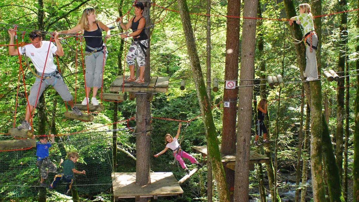 Aventure Parc avec Cascade Aventure à Morzine