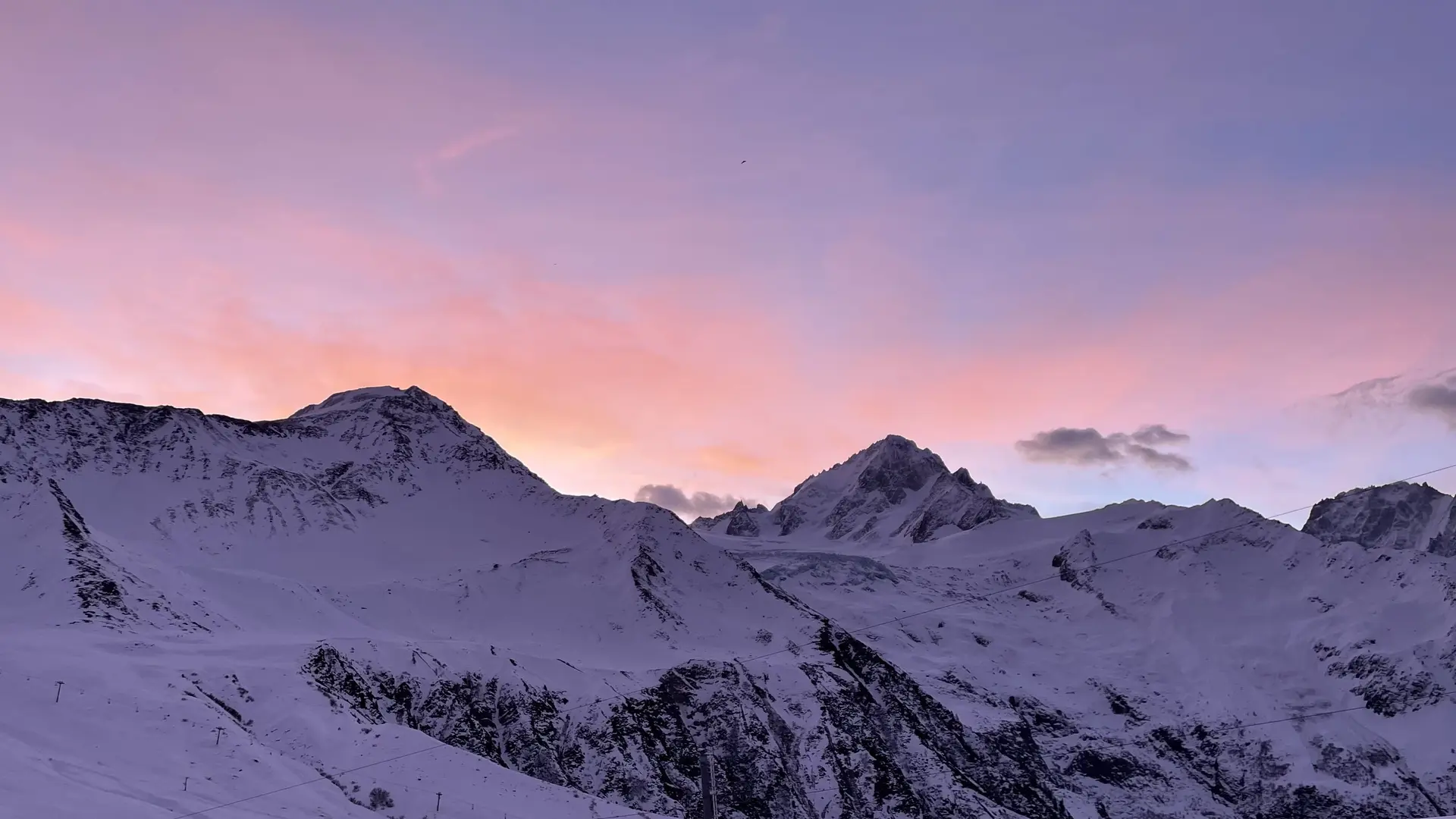 Vue Chardonnet depuis le restaurant