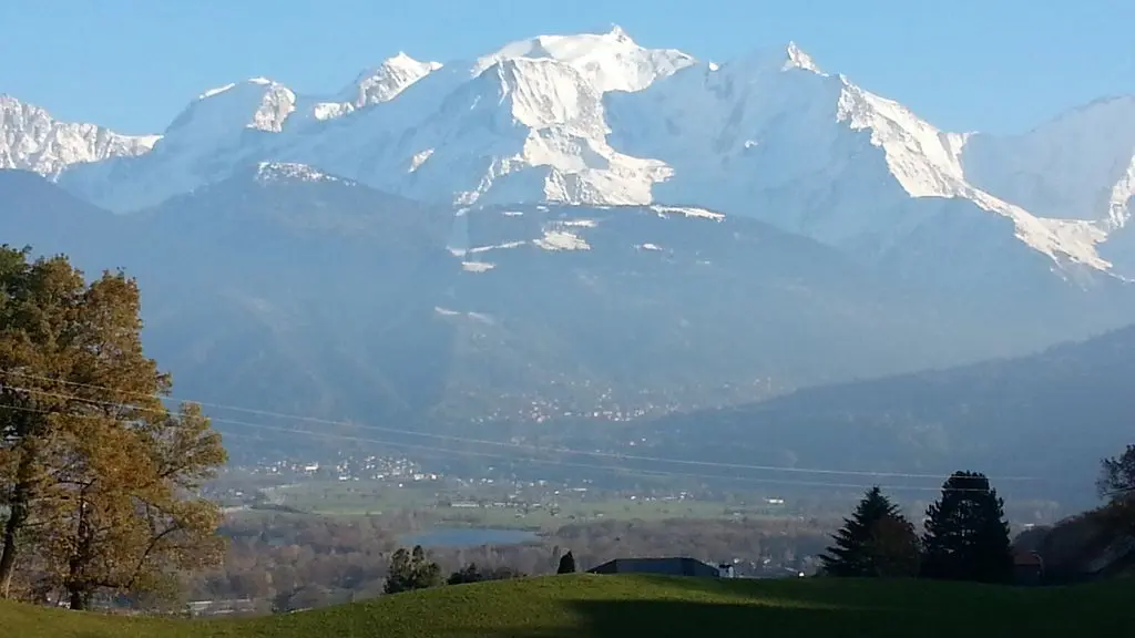 vue Mont-Blanc