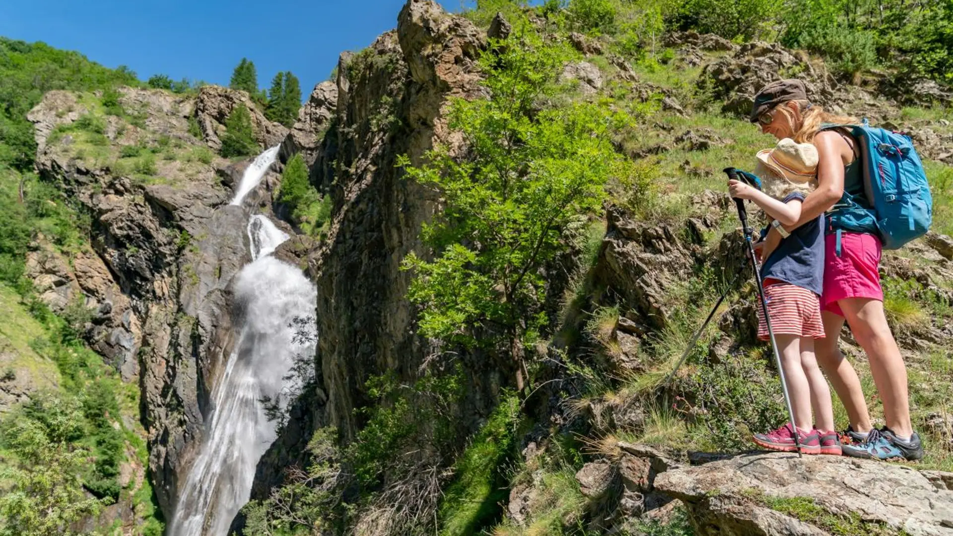 Cascade en montant à Dormillouse