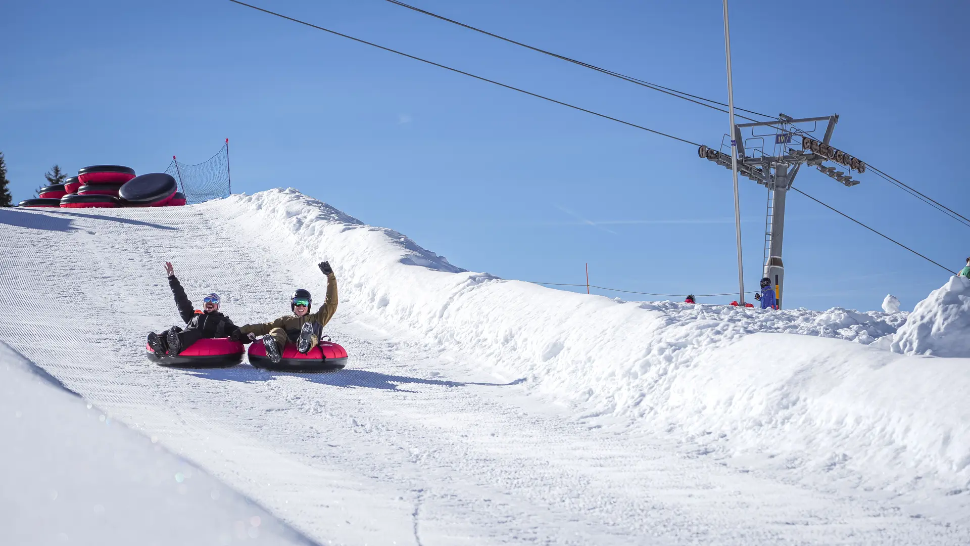 Snowtubing track_Le Grand-Bornand