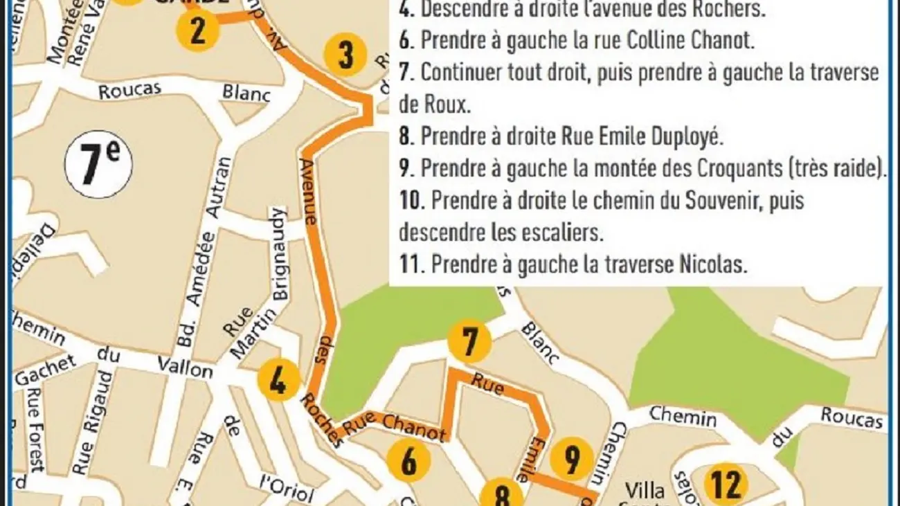 parcours Roucas