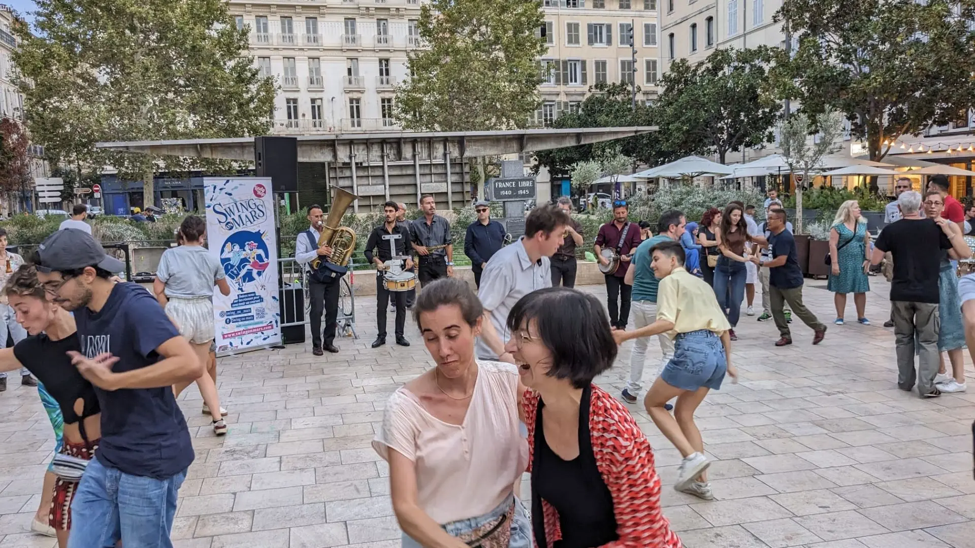 illustration danse en plein air