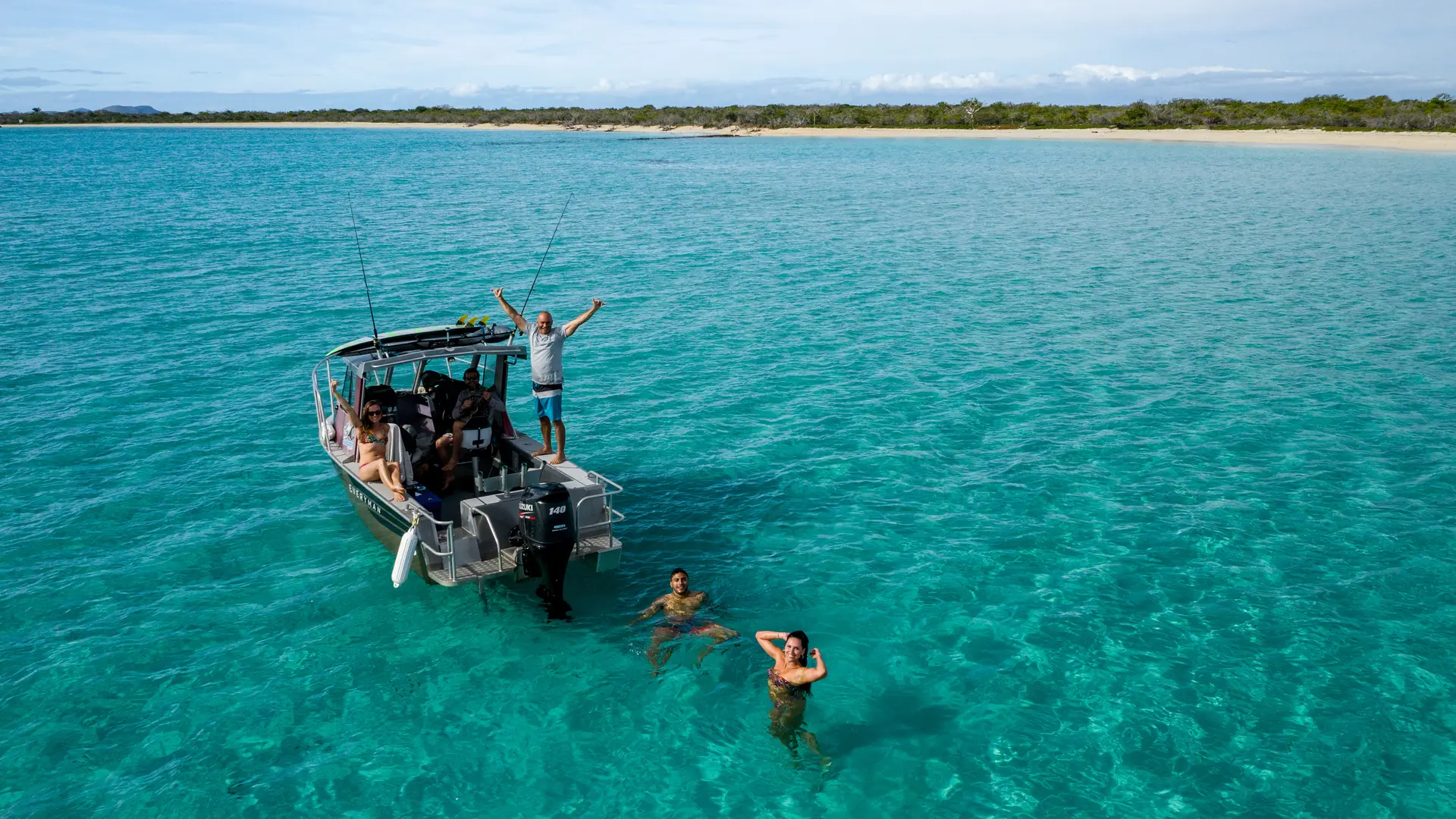 Excursion lagon à l'îlot Ténia - Jackaroo Surf Camp