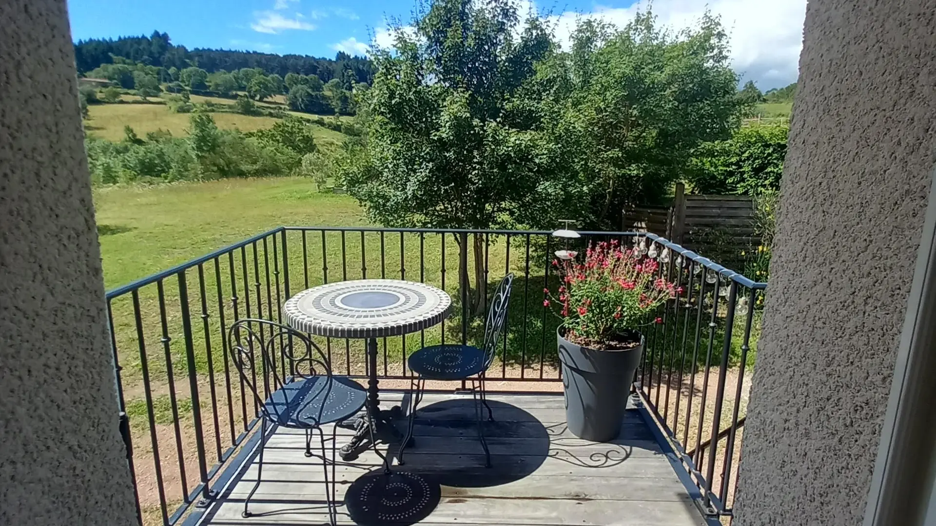 Terrasse chambre