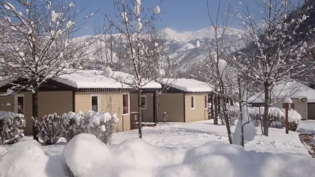 chalet détente en hiver