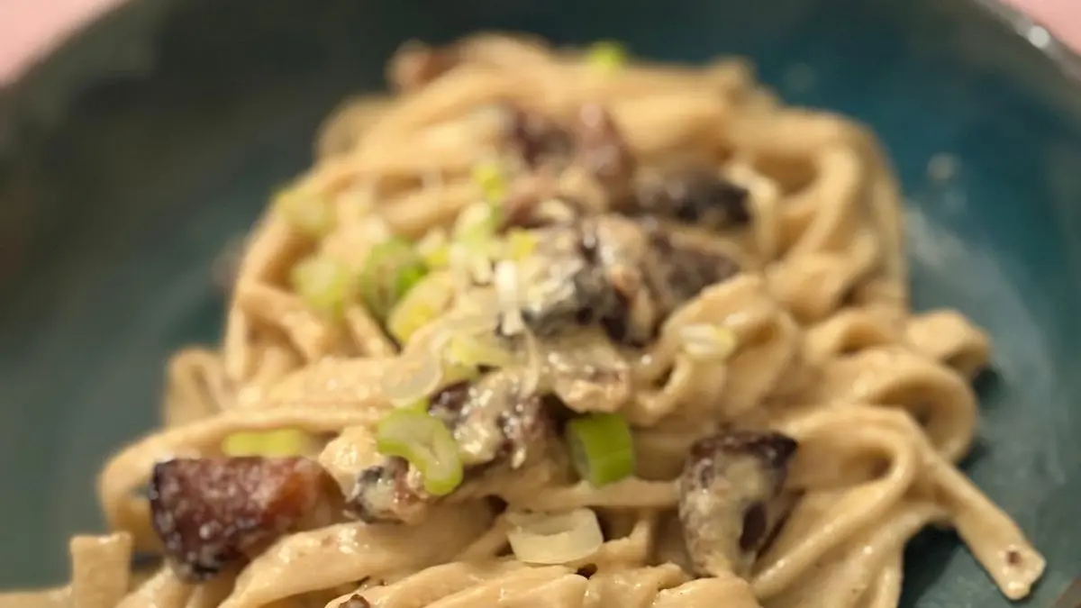 Table d'hôtes - pates carbonara