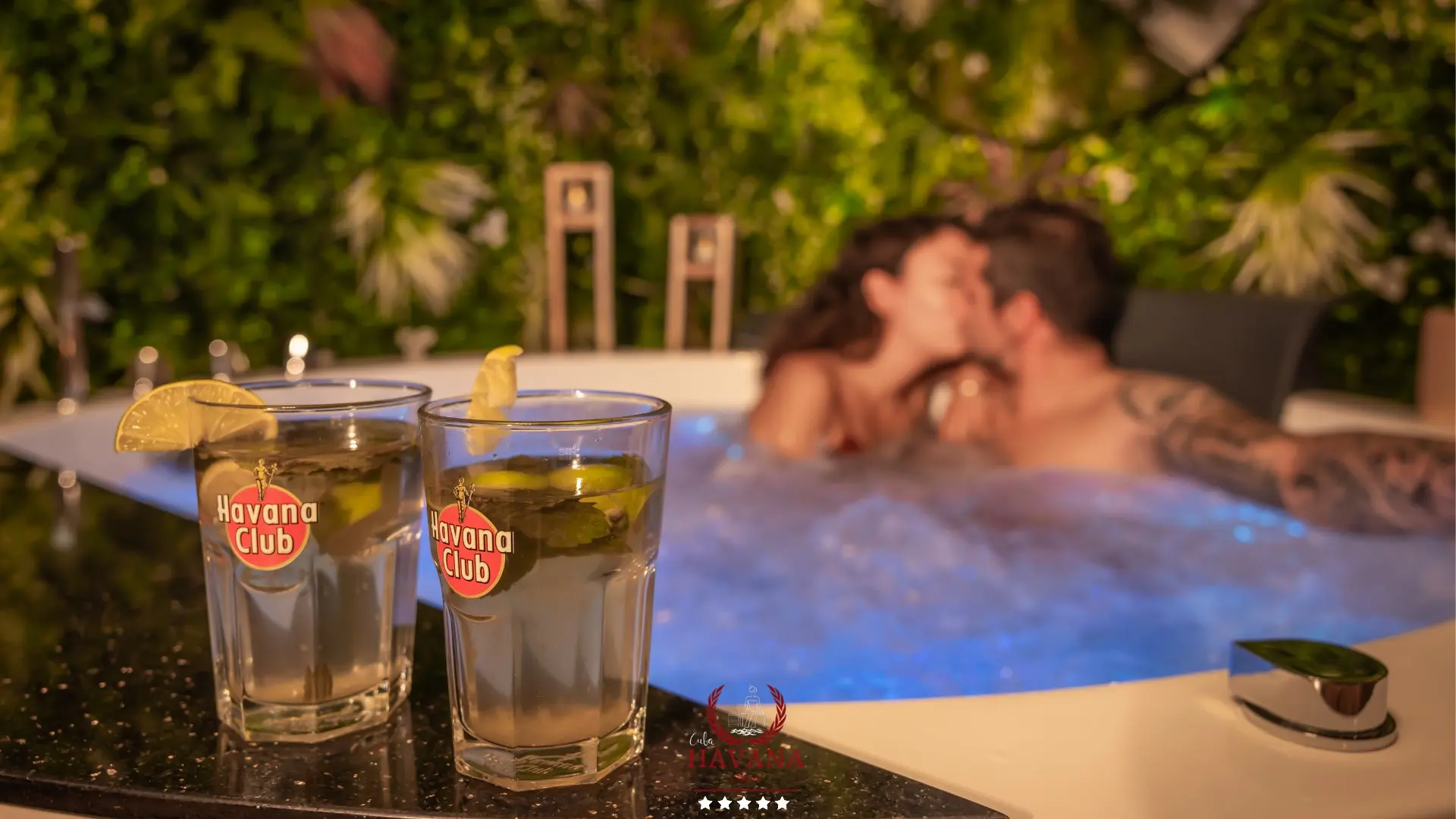 Profitez des verres à cocktails sur place