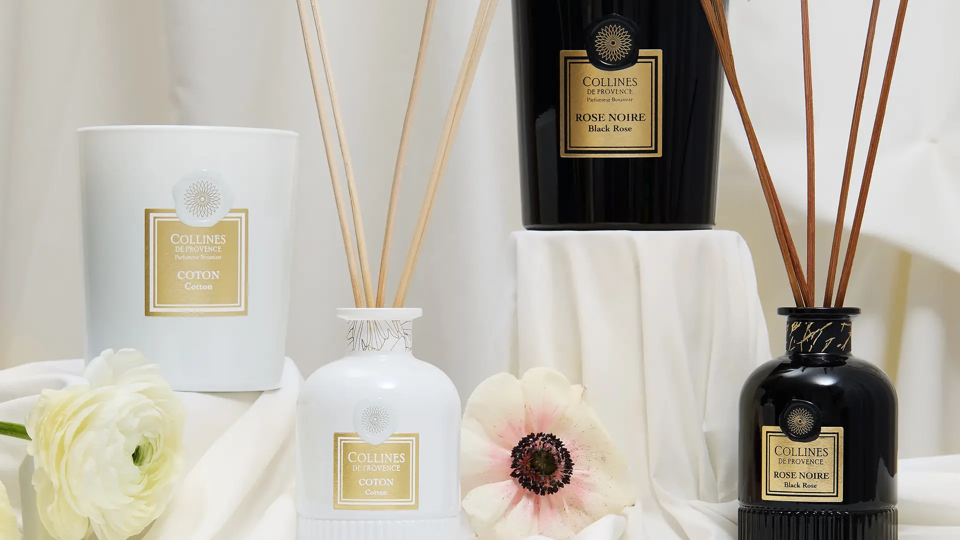 Une gamme élégante mêlant la douceur florale et la chaleur boisée pour sublimer votre intérieur avec des parfums sophistiqués.