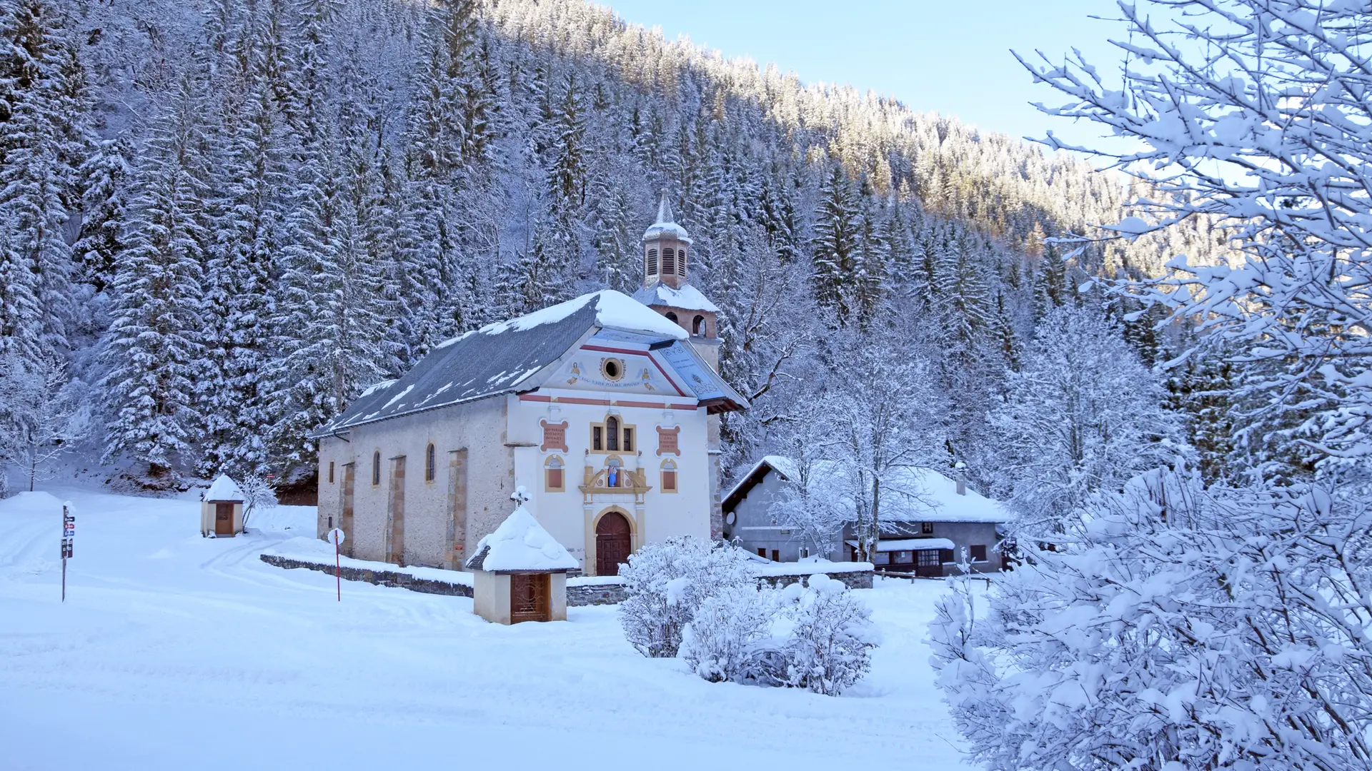 Notre-Dame de la Gorge en hiver